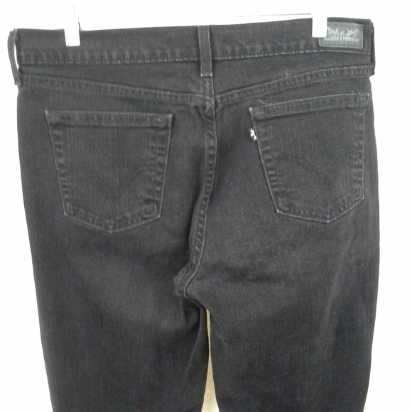 Levis 515 jeans Size 12L Stretch Black Boot cut - Picture 3 of 8